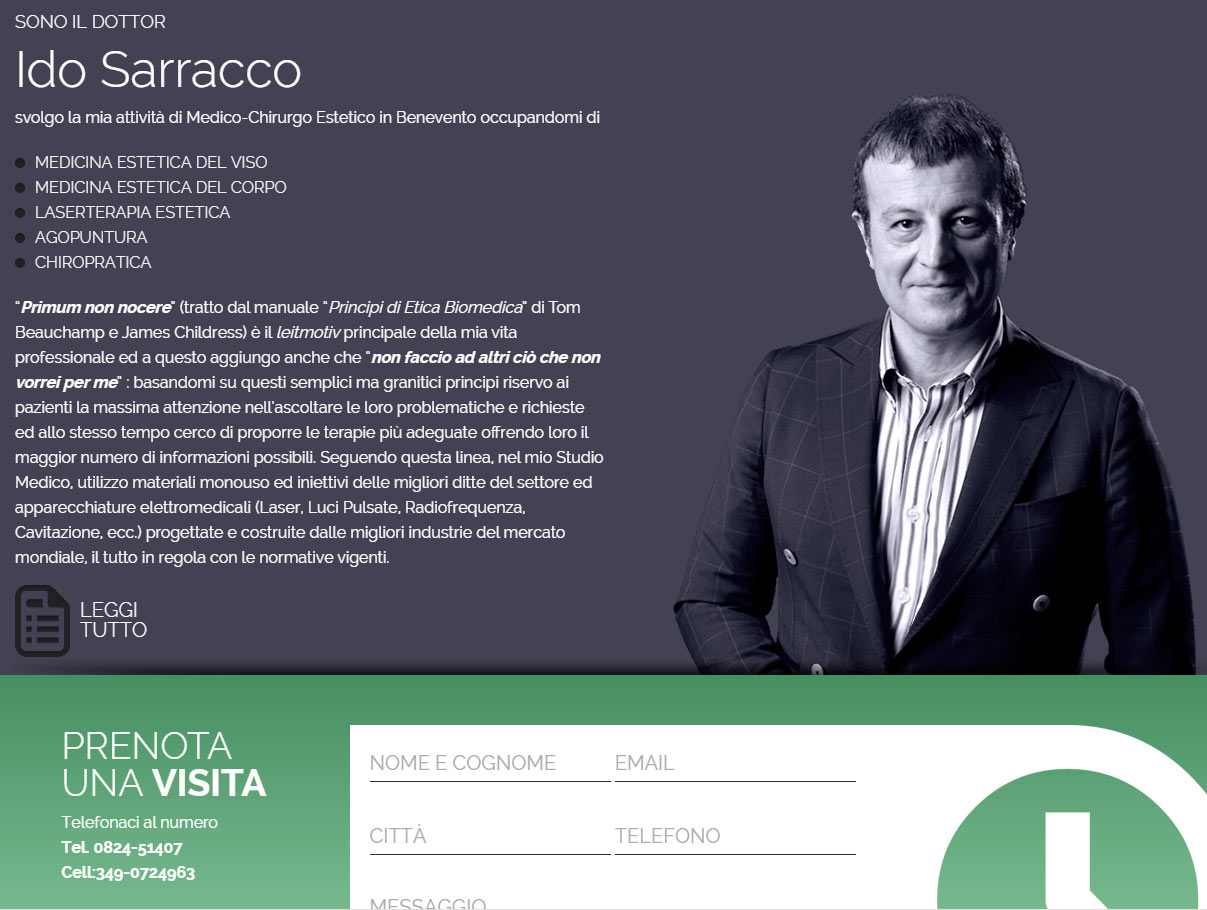 Medicina Estetica Benevento, catalogo online servizi medici